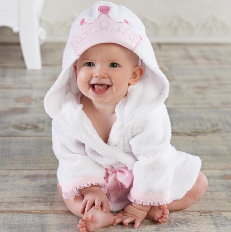 Cartoon Cute Animal Bathrobes Baby Hooded