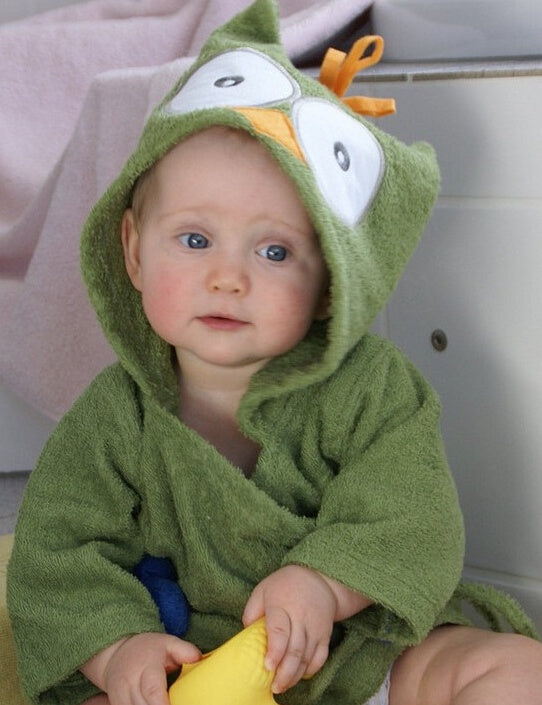 Cartoon Cute Animal Bathrobes Baby Hooded