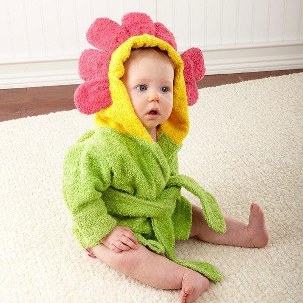 Cartoon Cute Animal Bathrobes Baby Hooded
