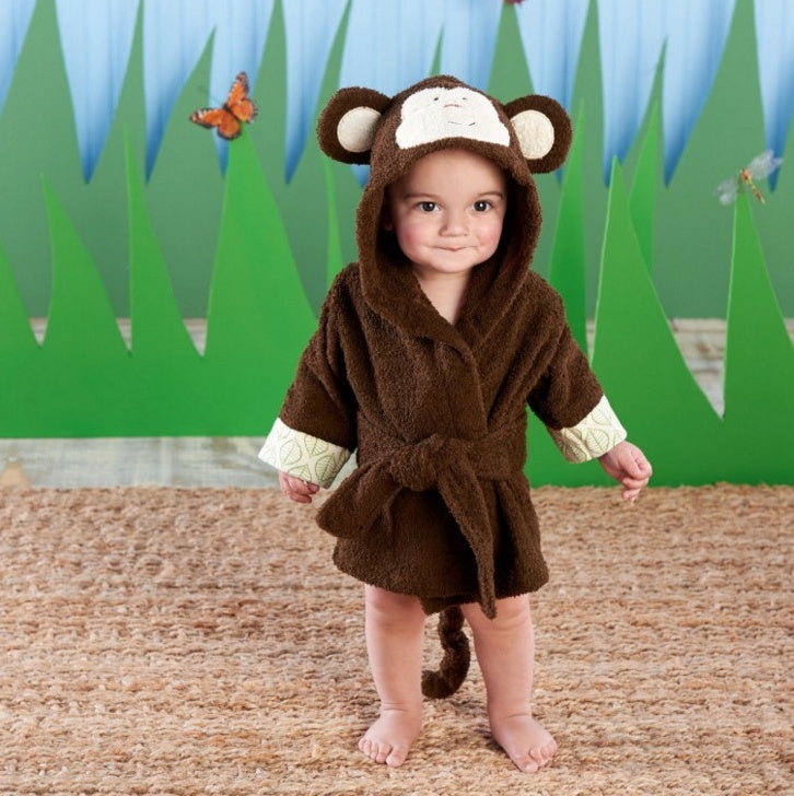 Cartoon Cute Animal Bathrobes Baby Hooded